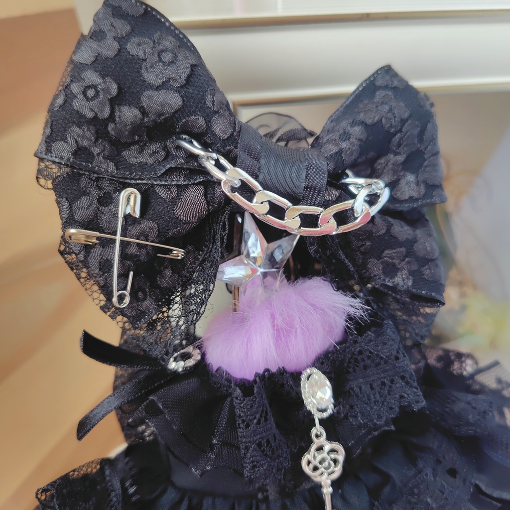 №11-02 BLACKチェーン ゴスロリ いつぬい ぬい服