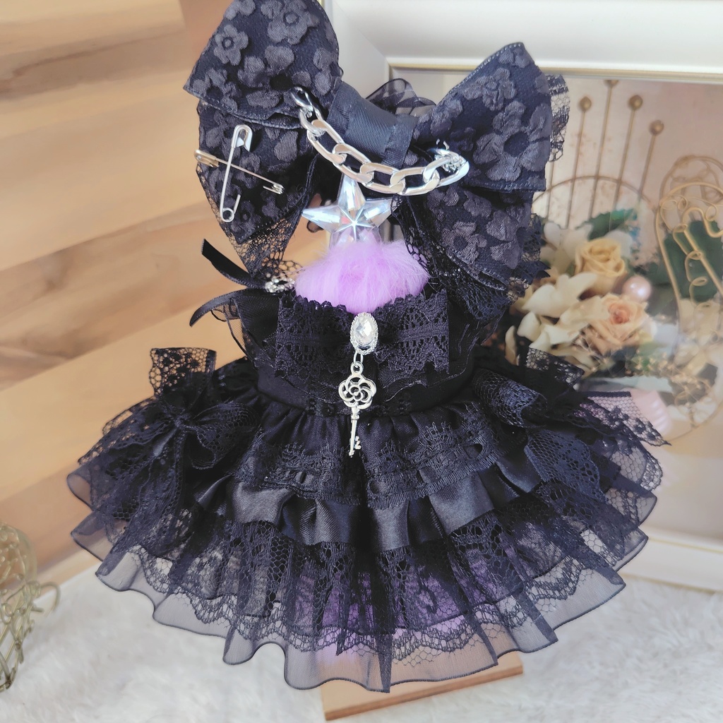 №11-02 BLACKチェーン ゴスロリ いつぬい ぬい服