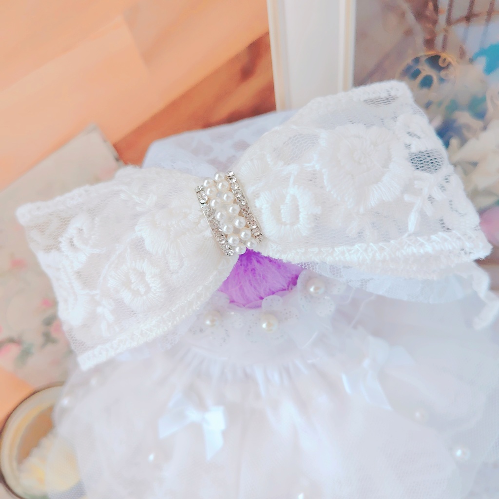 №B03-03 【特別価格】ウェディング ショートヴェール ドレス いつぬい ぬい服