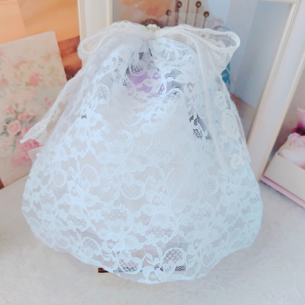 №B03-03 【特別価格】ウェディング ショートヴェール ドレス いつぬい ぬい服