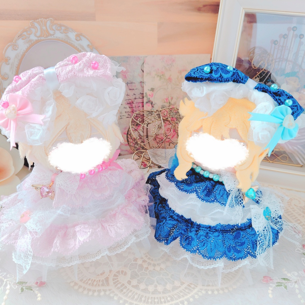【色違いコーデ】いつぬい　ドレス　　ぬい服