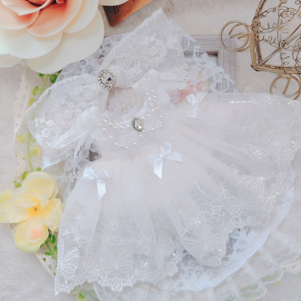 №B06-14ドレス ロングヴェール ウェディング いつぬい ぬい服