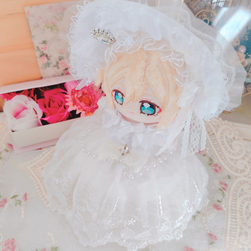 №B06-15 パニエ付き バルーン型ドレス ウェディング ドレス いつぬい ぬい服
