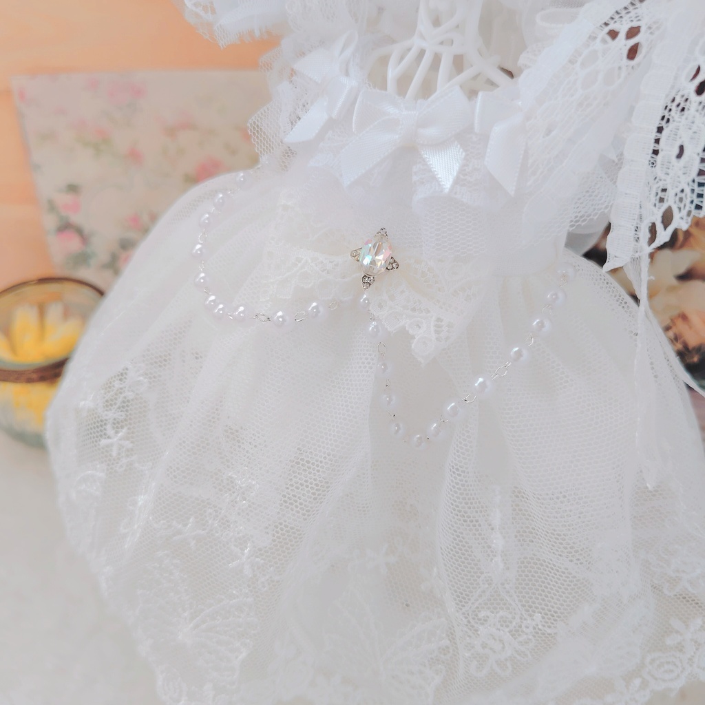 №B06-15 パニエ付き バルーン型ドレス ウェディング ドレス いつぬい ぬい服