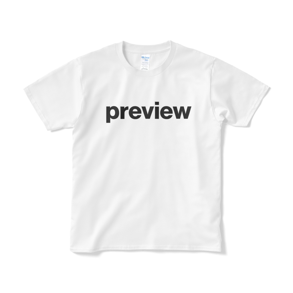 preview ロゴホワイトT