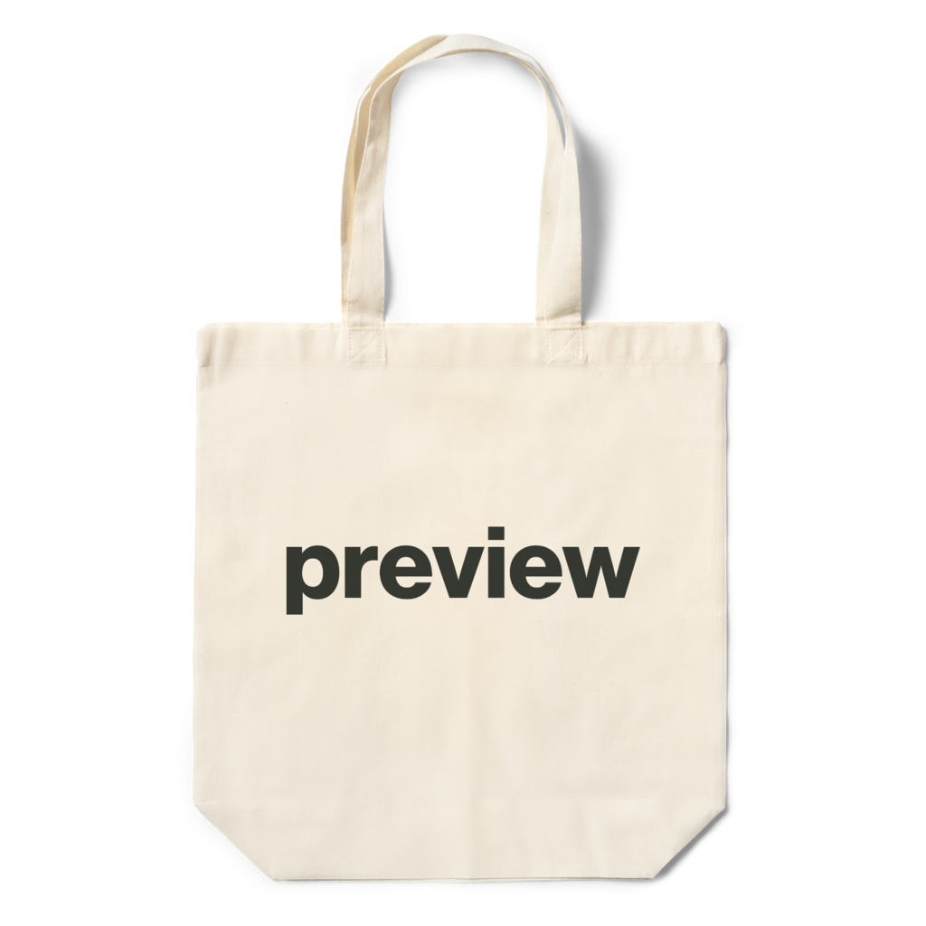 preview ロゴ エコバッグ