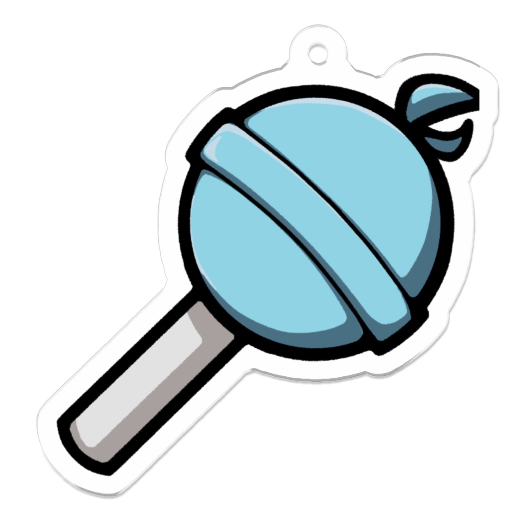 れいべるのアクリルキーホルダー(青)