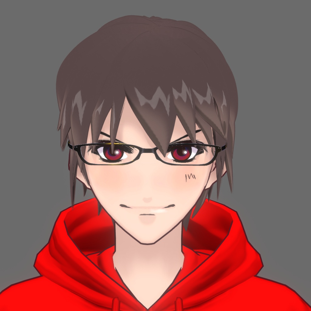 【VRoid Studio用表情差分テスクチャセット。開店祝い粗品として無料ver】