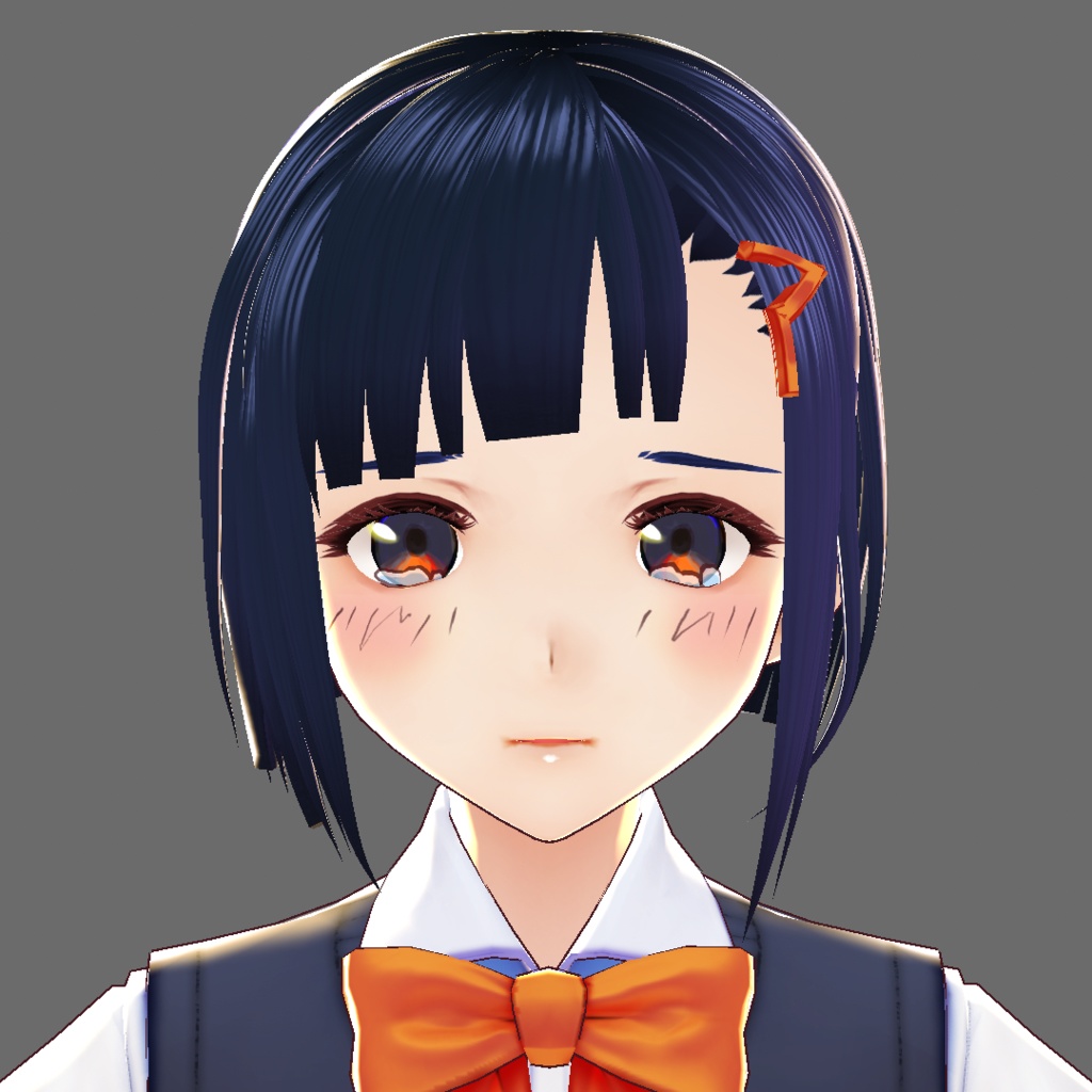 【VRoid Studio用表情差分テスクチャセット。開店祝い粗品として無料ver】