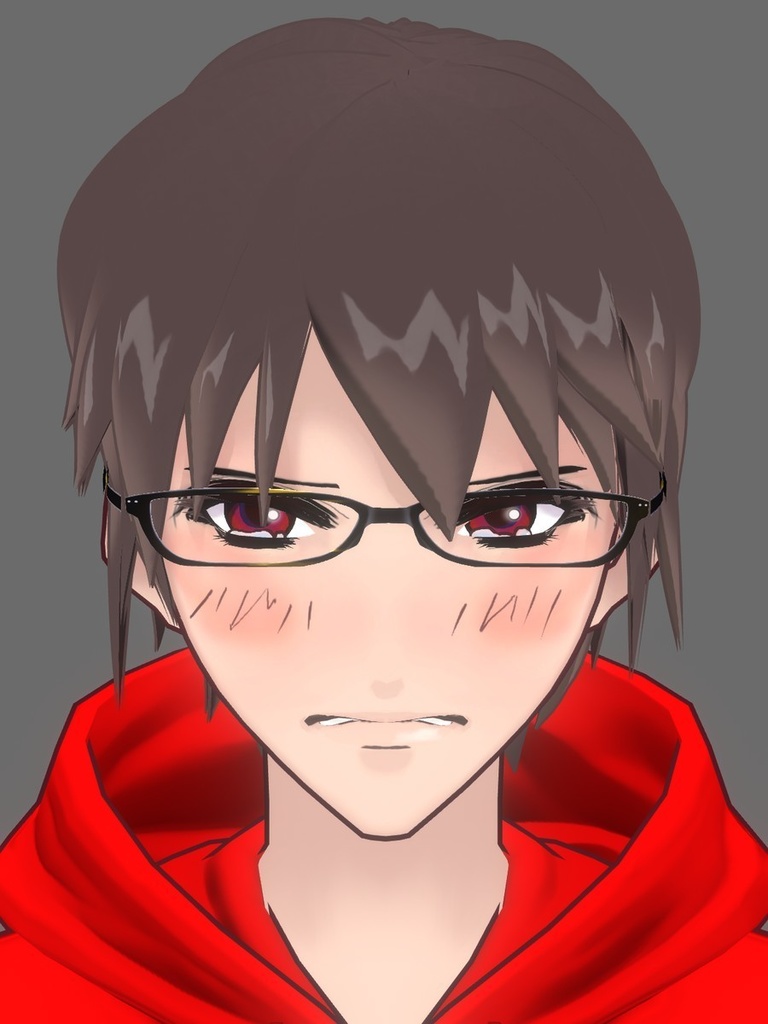 【VRoid Studio用表情差分テスクチャセット。開店祝い粗品として無料ver】