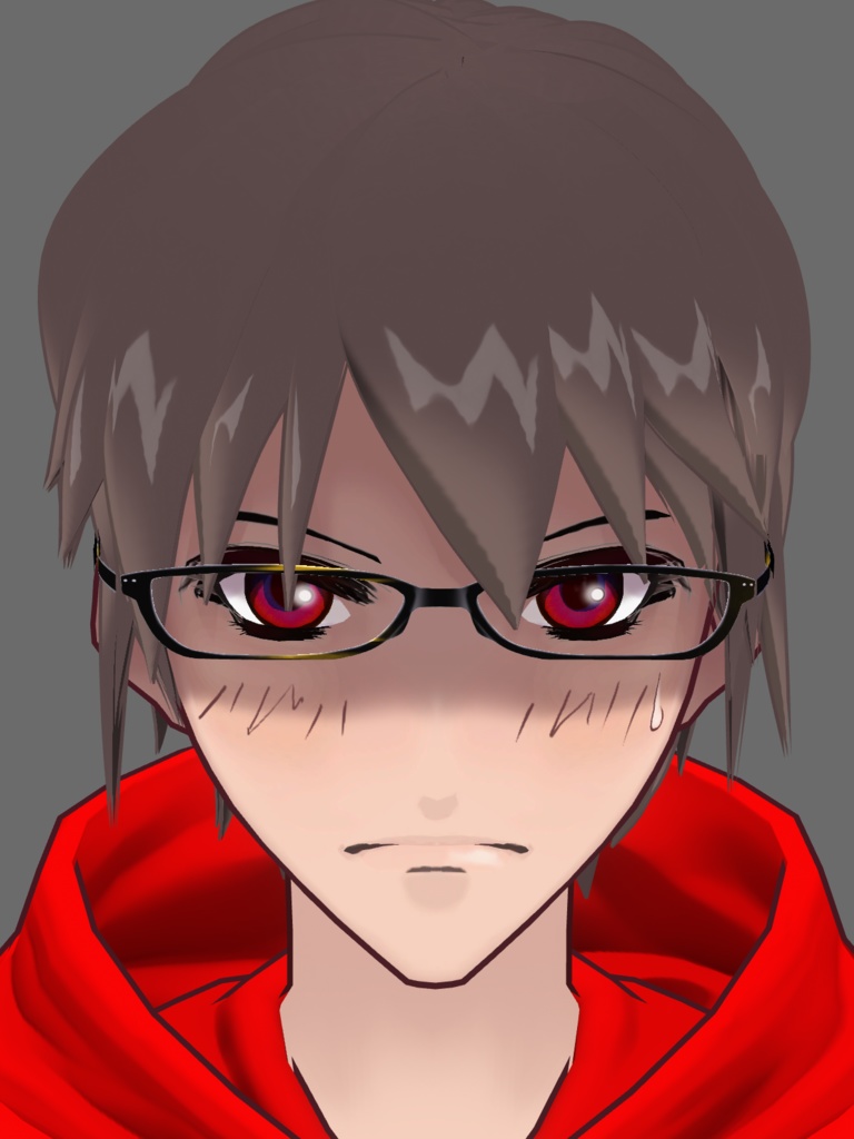 【VRoid Studio用表情差分テスクチャセット。開店祝い粗品として無料ver】