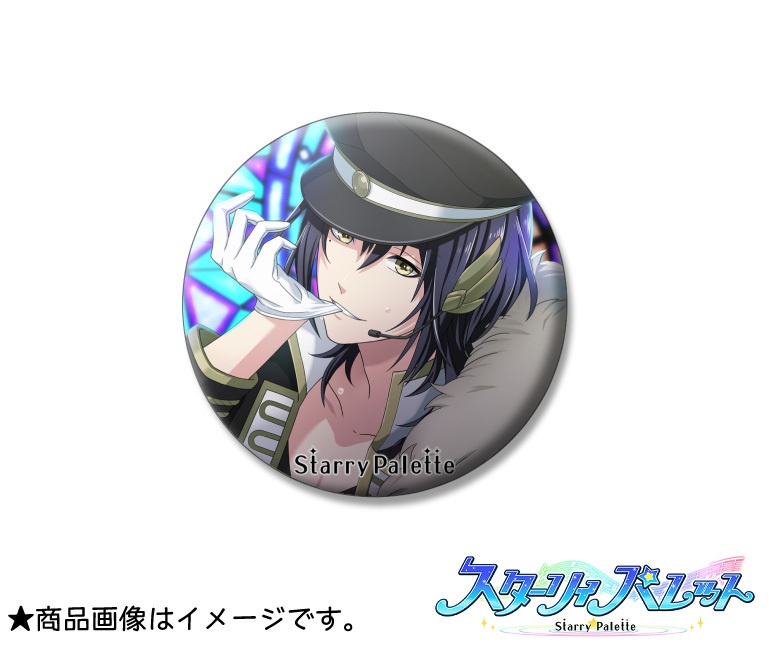 有墨昴リメイク缶バッジ　【ブラックナイト】