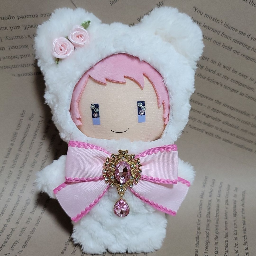 くまさん ルンルンピンク気分🌼*･