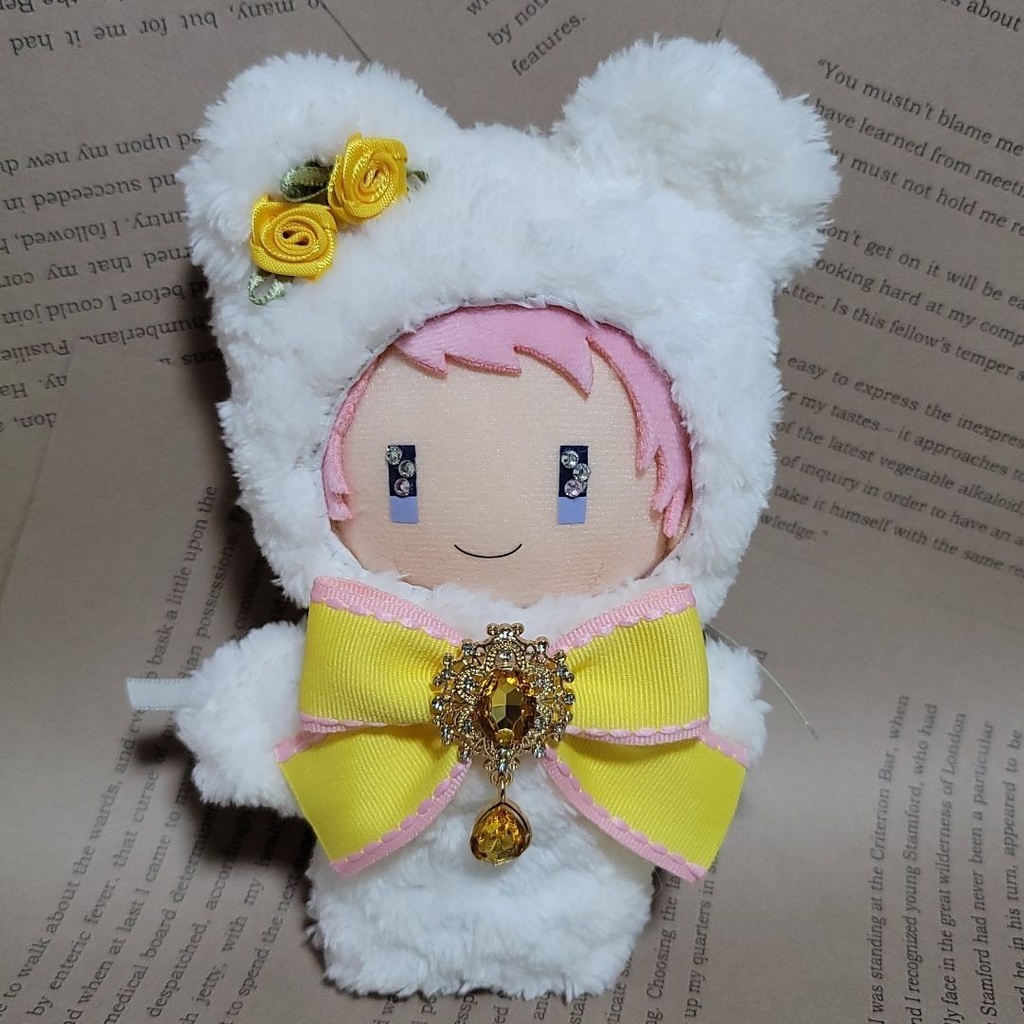 くまさん ルンルンイエロー気分🌼*・