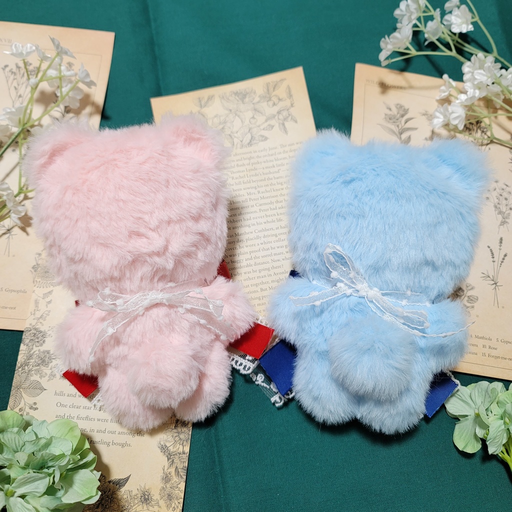 ピンクのくま🧸とブルーのくま🧸