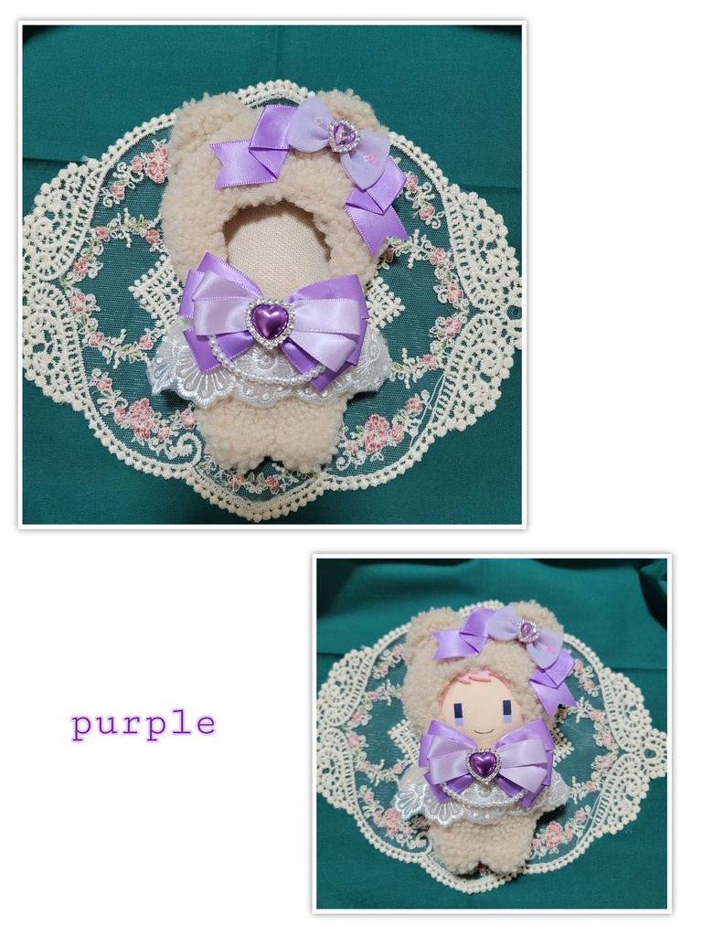 【5/5.6SALE】リボンとレースでお出かけ🎀くまさん
