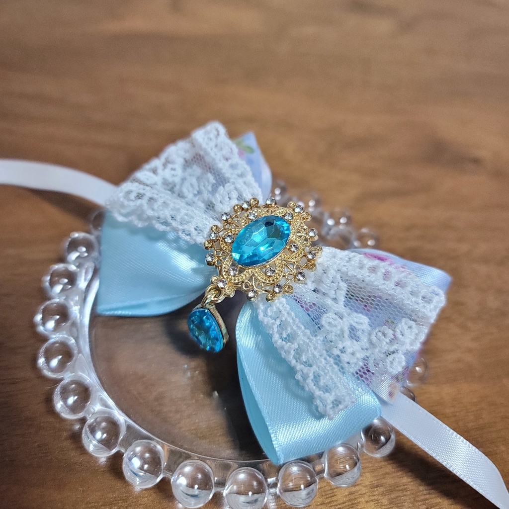 青いお花のうさぎさん🌸