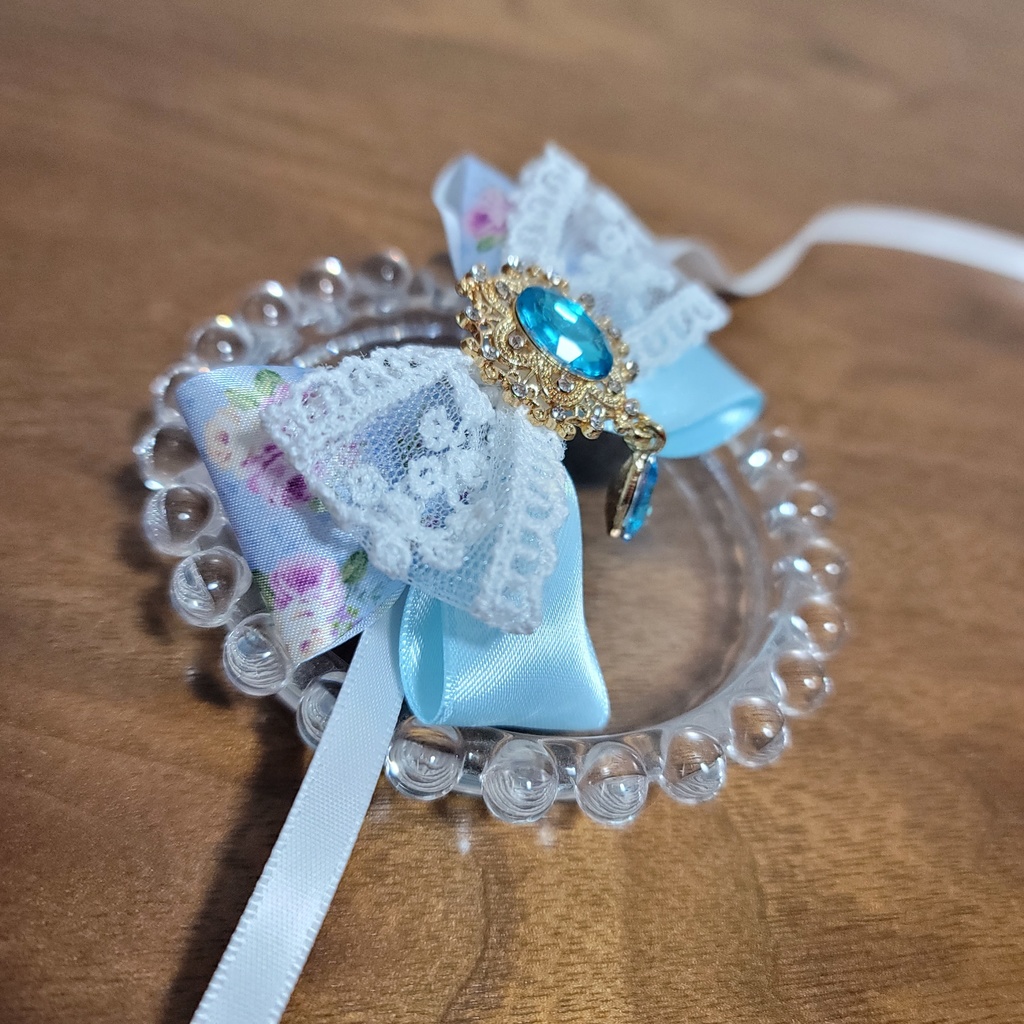 青いお花のうさぎさん🌸