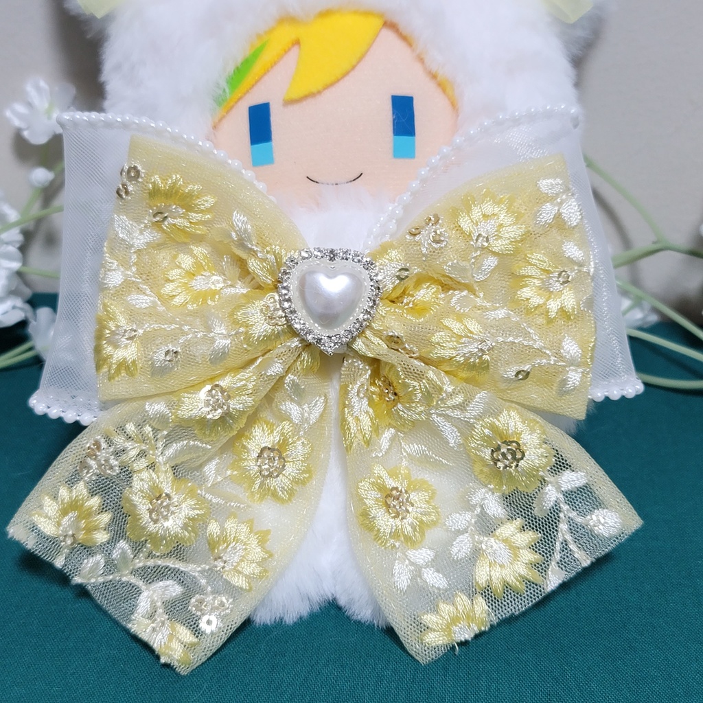 インド刺繍リボン×くまさん