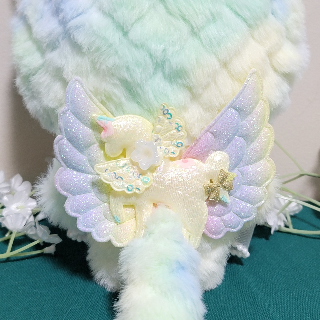 マーブル🐱イエロー系ユニコーン羽໒꒱ あんスタ 16cmぬい服