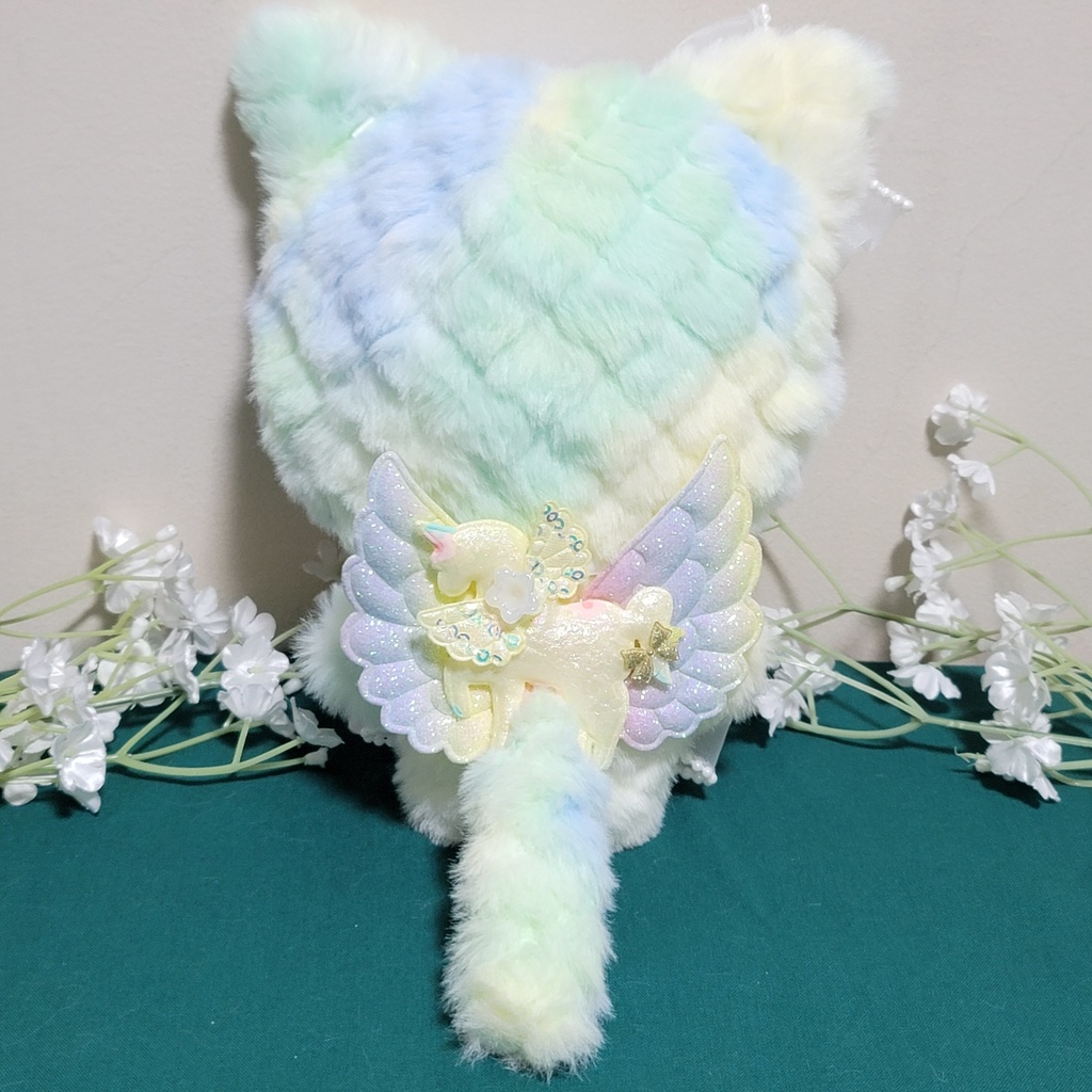 マーブル🐱イエロー系ユニコーン羽໒꒱ あんスタ 16cmぬい服