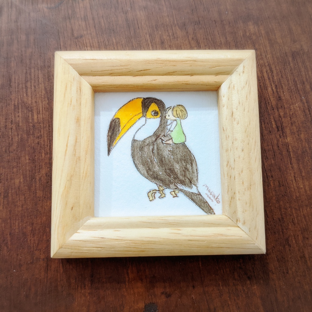 ミニ原画 オオハシ Kotkotri コトコトリ Booth