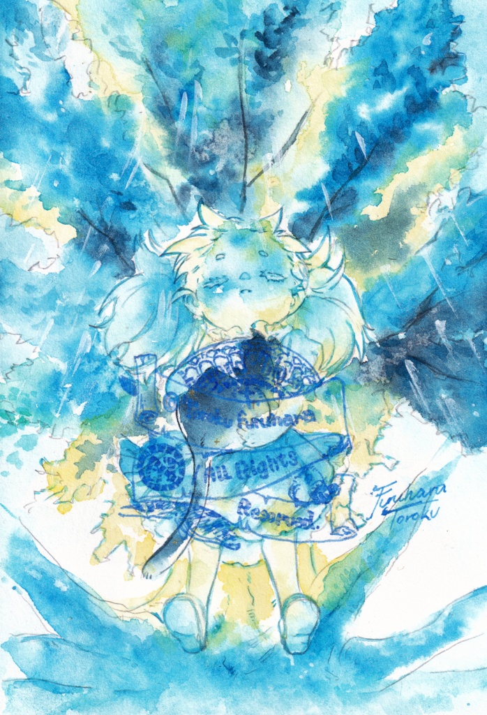 【ドローイング原画】いきつく