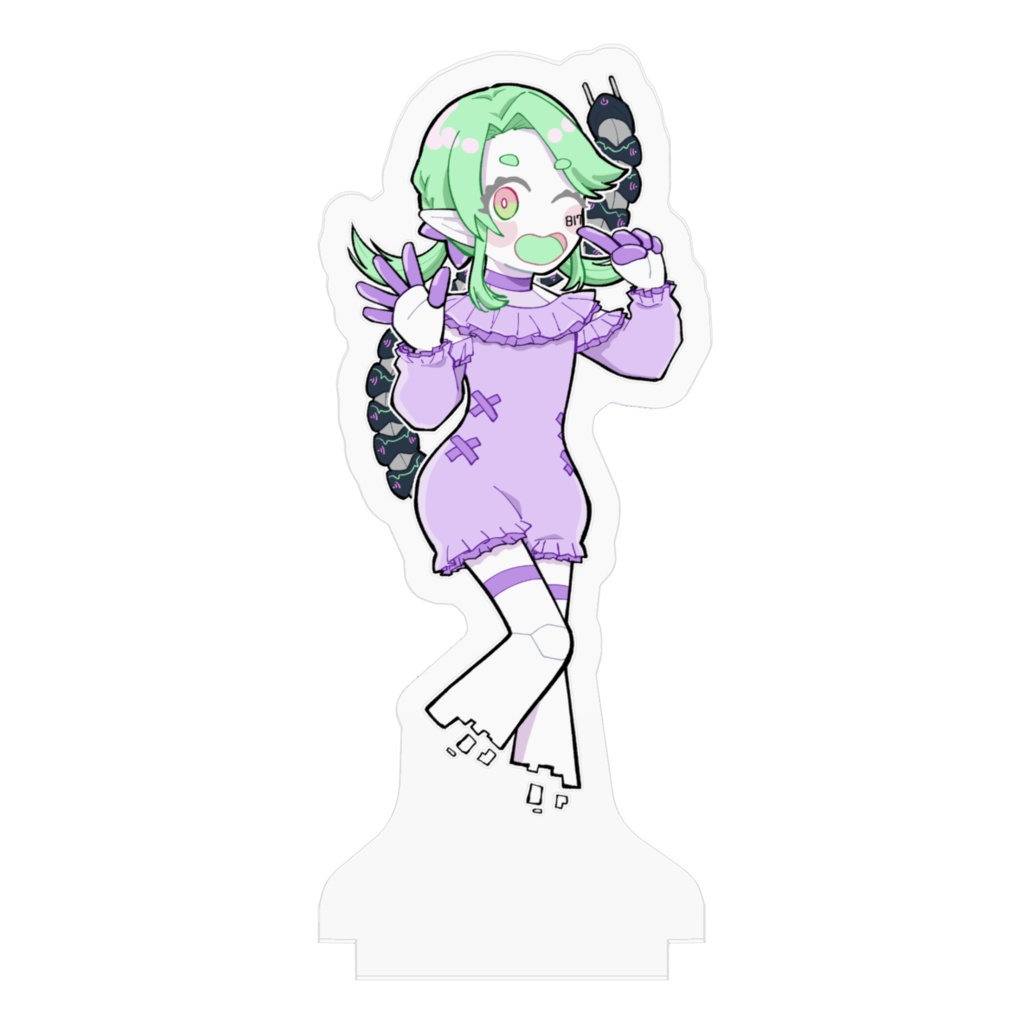 うおんちゅ2周年記念 ハイナアクリルスタンド 70mm