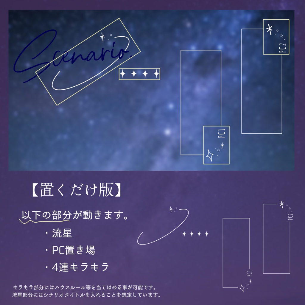 【動く!】置くだけココフォ部屋 -Meteor-【TRPG】