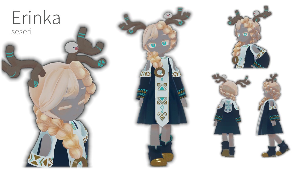 エリンカ-Erinka-【オリジナル3Dモデル】(セール中)