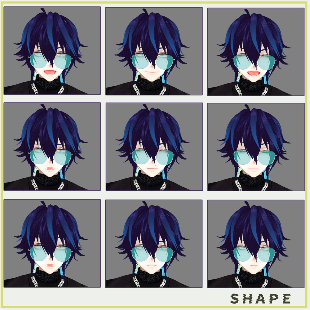 実験体くん【Vroidモデル】VRM+.vroid/※2024新バージョン更新