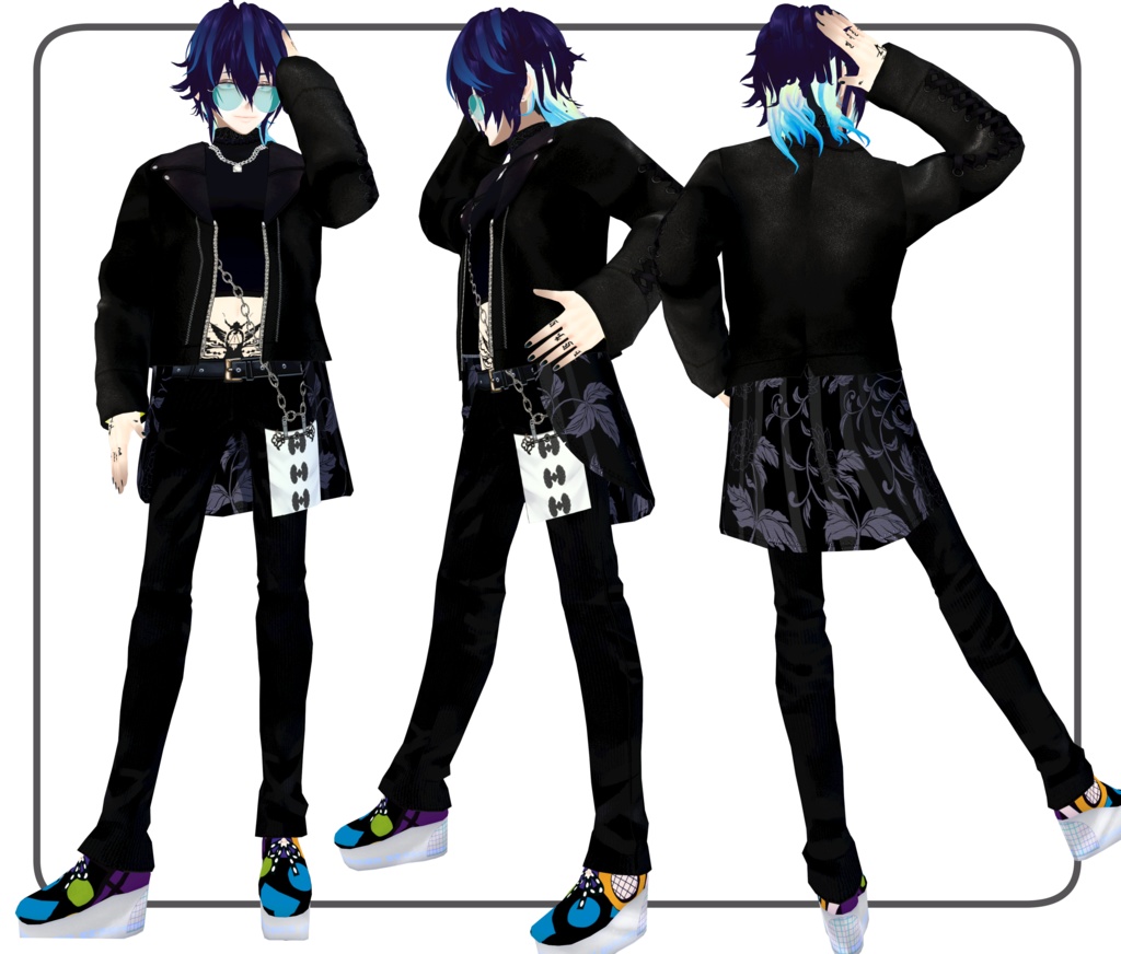 実験体くん【Vroidモデル】VRM+.vroid/※2024新バージョン更新