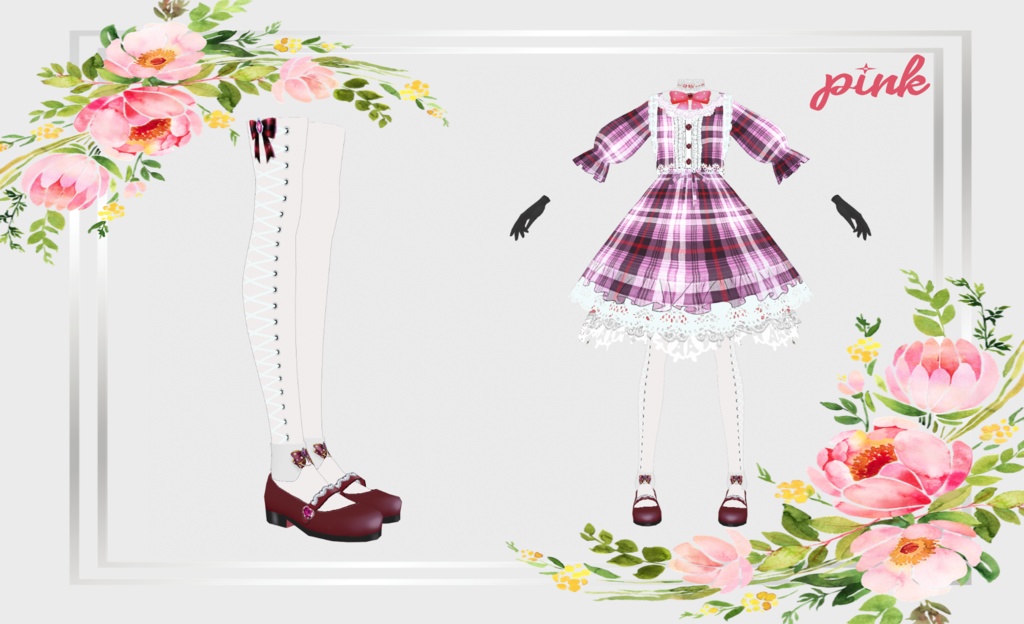 春服🌼チェックワンピ5色+無料版有