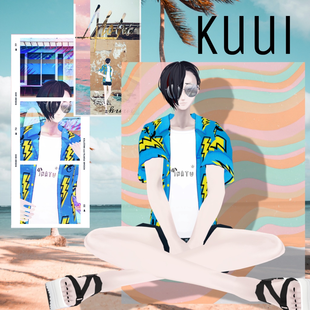 🏖アロハシャツ🌴5種【Vroidテクスチャ】
