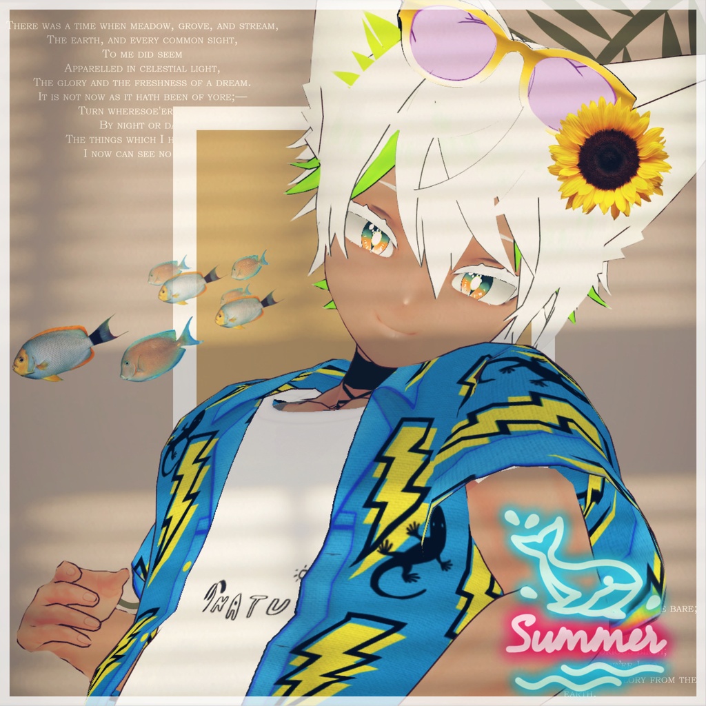 🏖アロハシャツ🌴5種【Vroidテクスチャ】