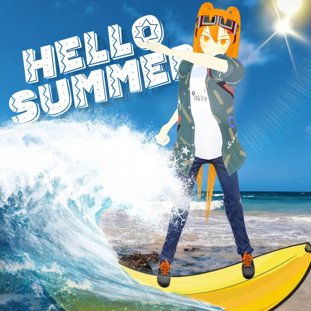 🏖アロハシャツ🌴5種【Vroidテクスチャ】