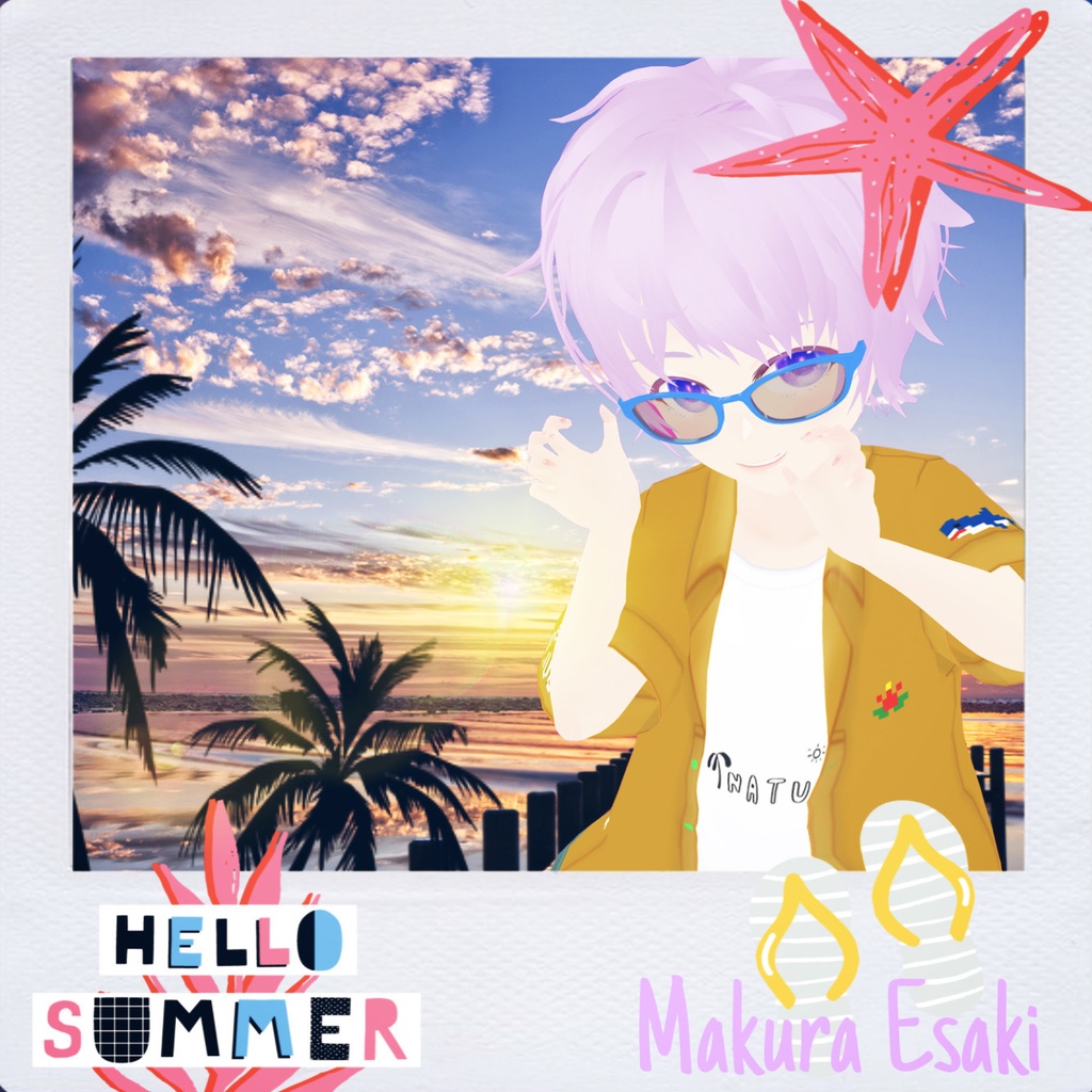 🏖アロハシャツ🌴5種【Vroidテクスチャ】