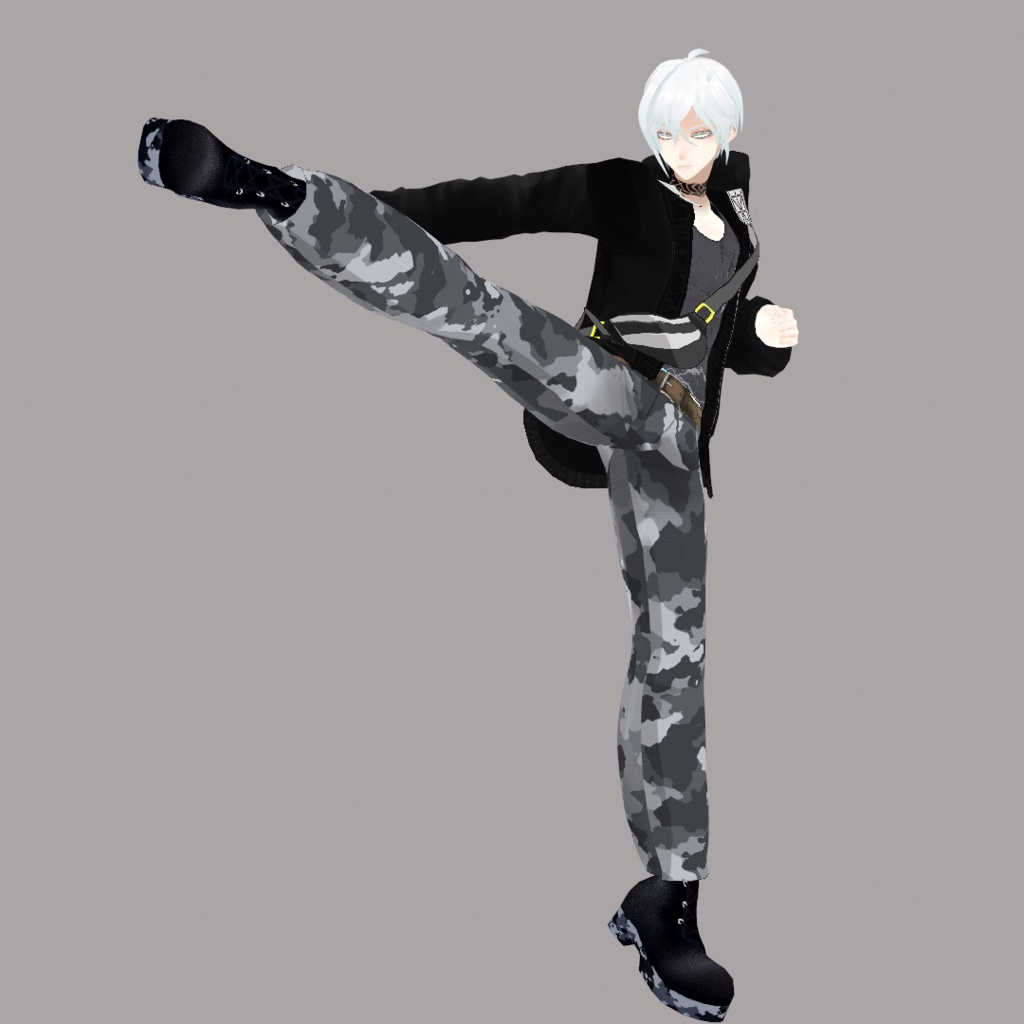 【Vroidテクスチャ】ミリタリーコーデセット