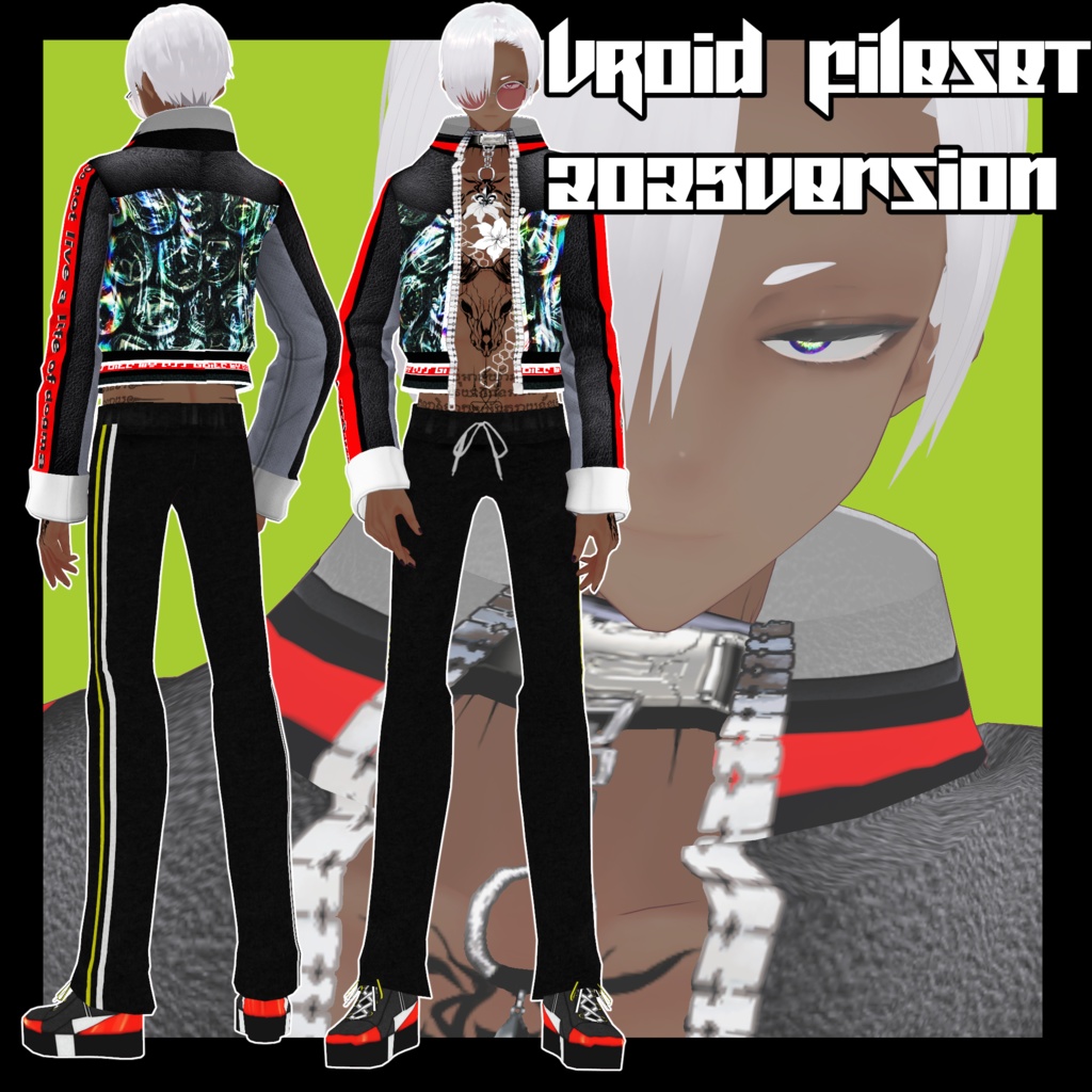 チンピラくんVRM3Dモデル+.vroid/VRoidfile2025追加/ZEPTO002