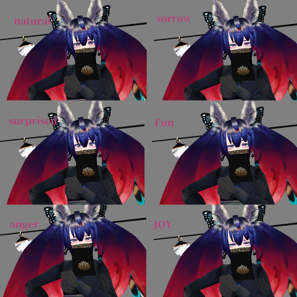 天灯VRM3Dモデル+α