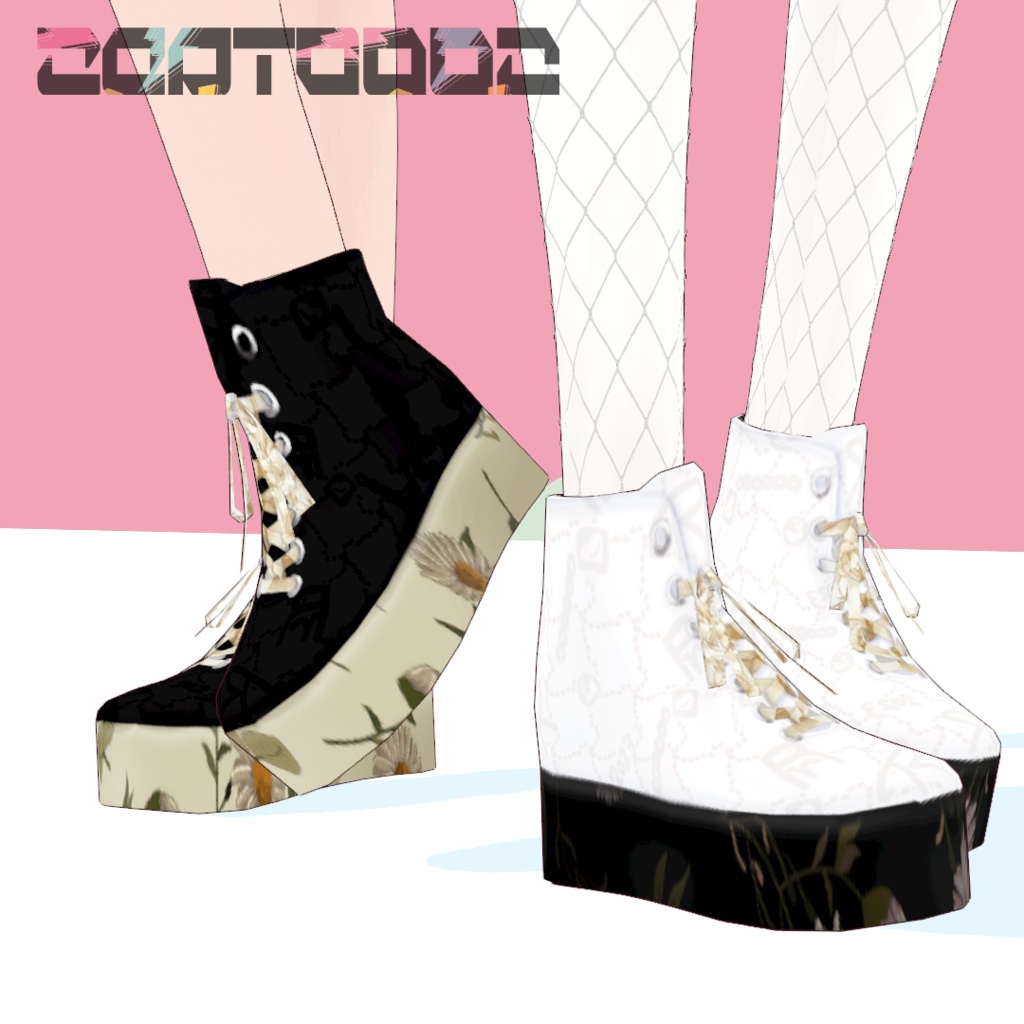 【Vroidテクスチャ】spring flower tracksuit/ZEPTO002