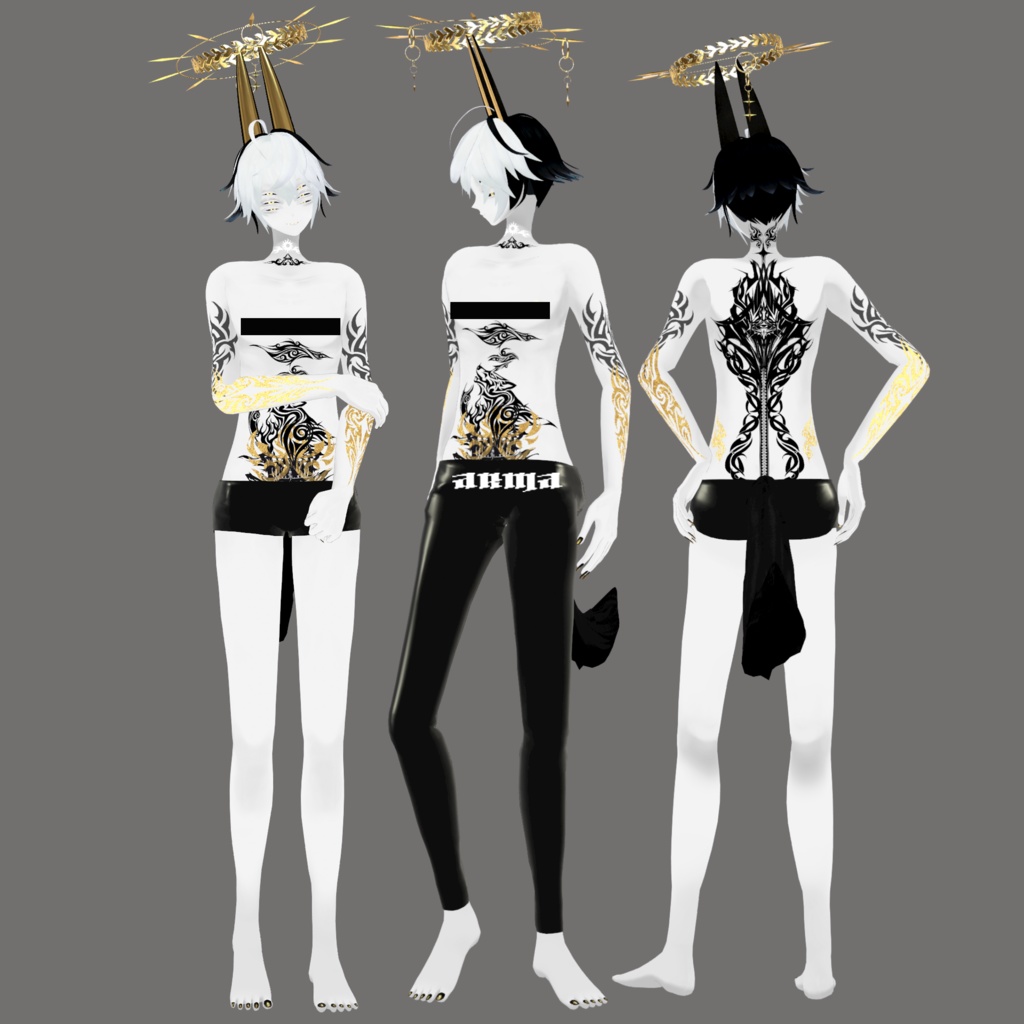 【オリジナル3D人外モデル】ARMA_アルマ/ZEPTO002【VRM/unitypackage】2025update.ver3+