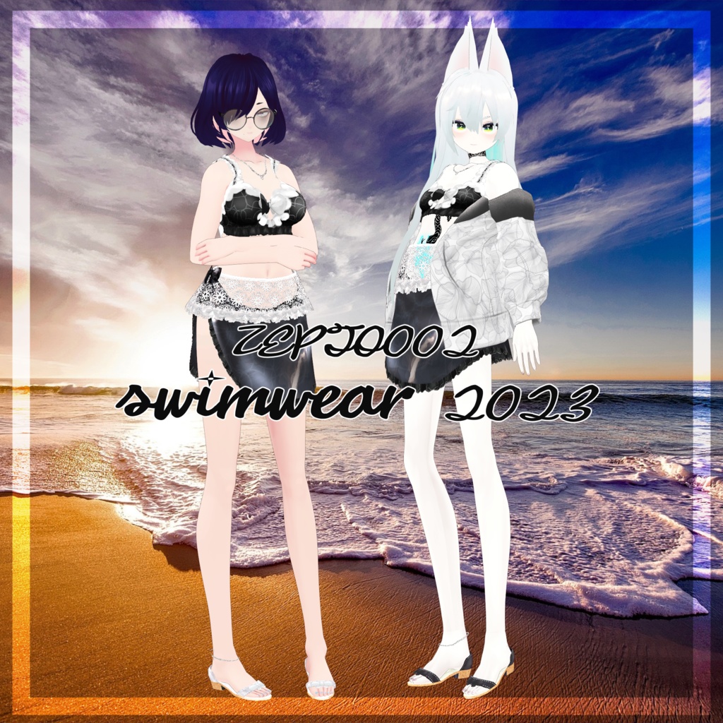 【vroidテクスチャ】2023ZEPTO002swimwear set