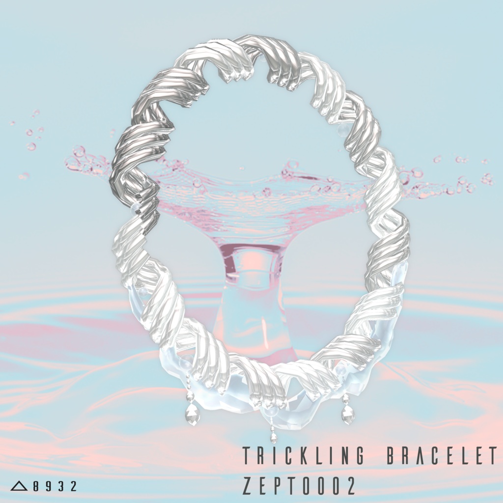 【3Daccessory】The heavens have opened cloud glass&trickling bracelet/.blend/ZEPTO002