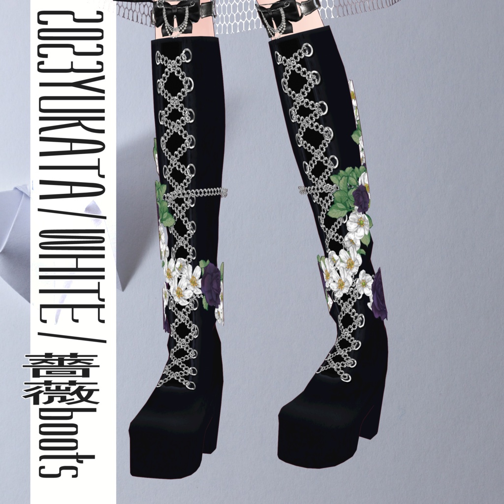 【VRoid texture】2023YUKATA/BLACKset/WHITEset/ZEPTO002