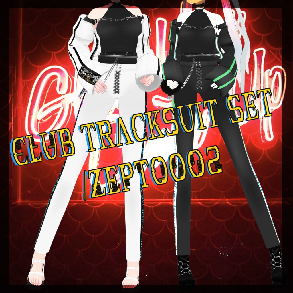 【vroidテクスチャ】CLUB tracksuit set/ZEPTO002