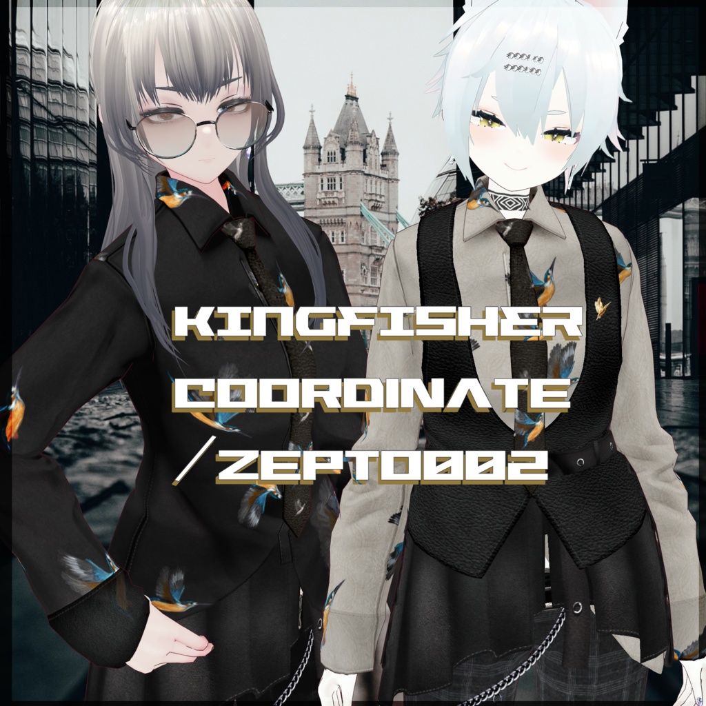 【VRoid texture】Kingfisher COORDINATE/ZEPTO002