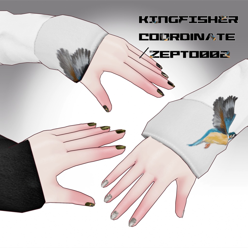 【VRoid texture】Kingfisher COORDINATE/ZEPTO002