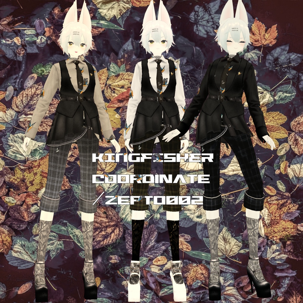 【VRoid texture】Kingfisher COORDINATE/ZEPTO002