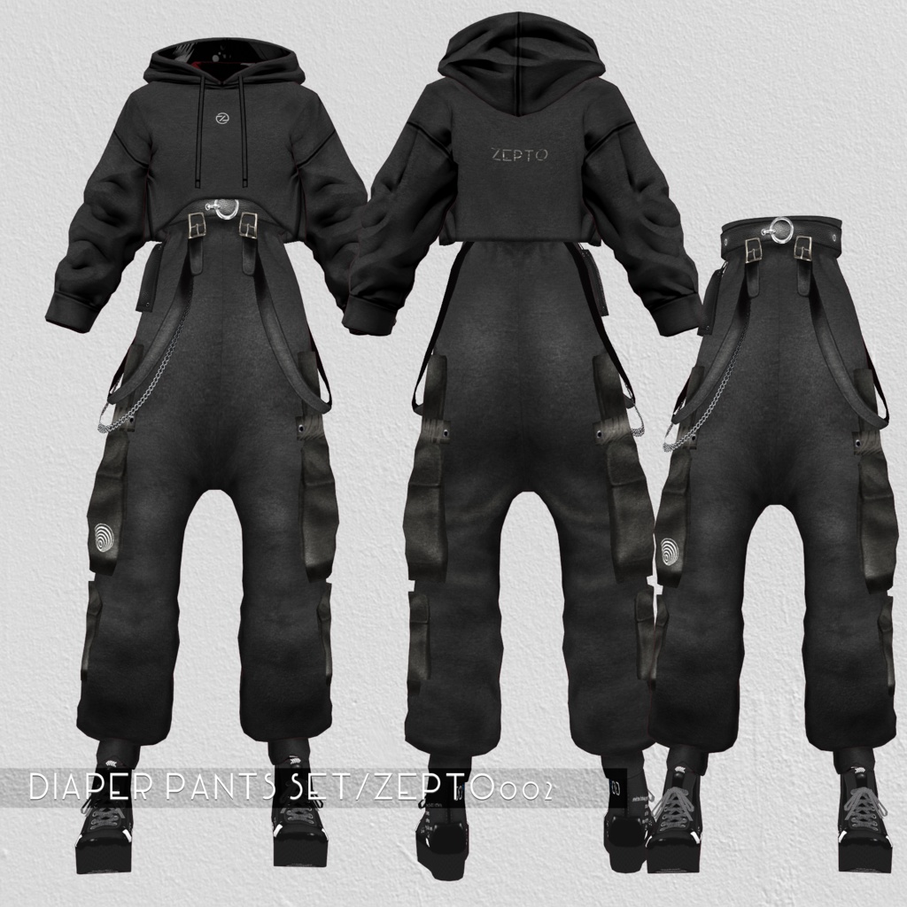 【VRoid texture】DIAPER PANTS set/ZEPTO002